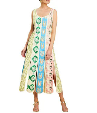 Mestiza New York Monte Carlo Scoop Neck Sleeveless Midi Dress | Dillard's | Dillard's