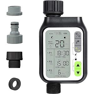 Kazeila Sprinkler Timer, Water Timer with 3 Separate Watering Programs Hose Timer with Rain Senso... | Amazon (US)