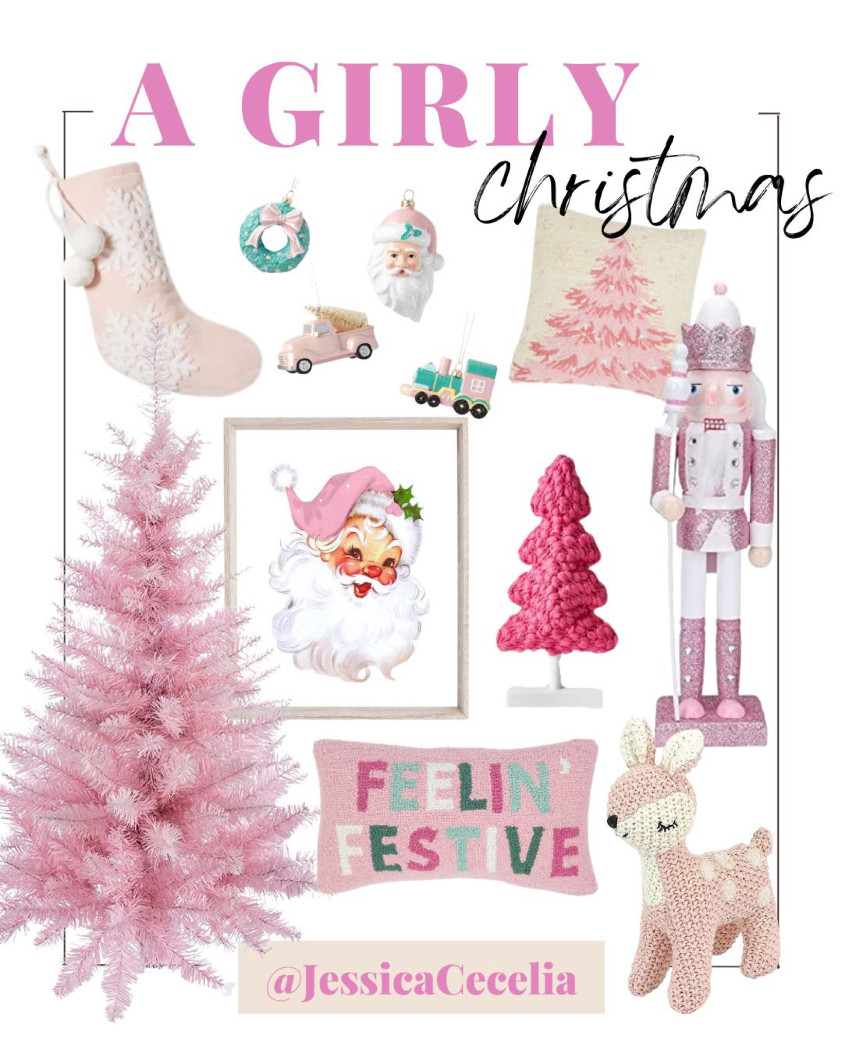 I love this Pink Christmas aesthetic for a little girl’s room or college dorm. 💕

CHRISTMAS DECOR | CHRISTMAS TREE | NURSERY | TODDLER ROOM | GIRLY CHRISTMAS | INDOOR DECOR | PILLOWS | LIGHTING |COLLEGE DECOR | NUTCRACKERS | SANTA | HOLIDAY DECOR | CHRISTMAS BOOKS | STOCKINGS | ORNAMENTS | REINDEER | 

#LTKHoliday #LTKfamily #LTKkids
