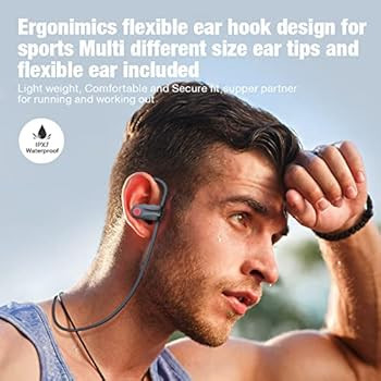 Bluetooth Headphones, Running Wireless Earbuds with 15 Hours Playtime, HD Deep Bass Stereo IPX7 W... | Amazon (US)