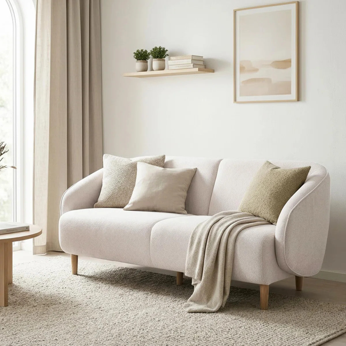 75'' Wide Modern Deep Seat Standard Sofa | Wayfair North America