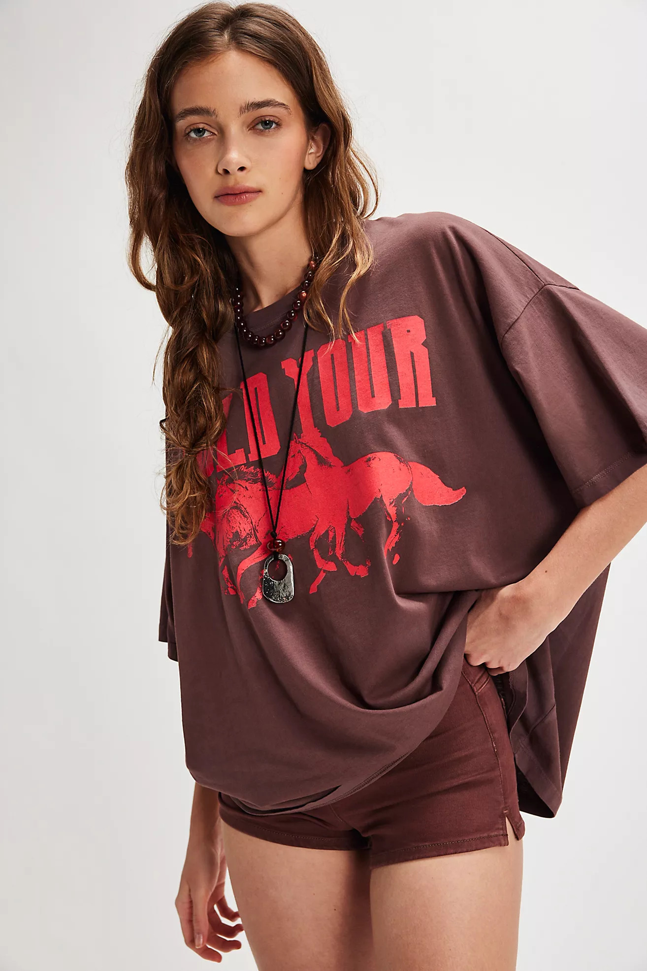 Hold Your Horses Tee | Free People (Global - UK&FR Excluded)