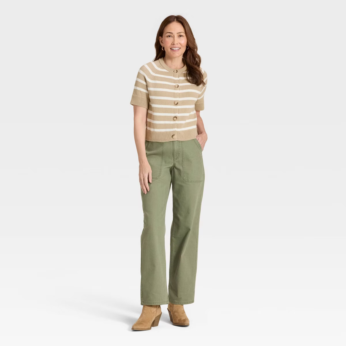 Women's Short Sleeve Cotton Cardigan Sweater - Universal Thread™ | Target