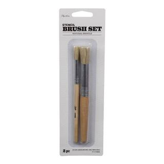 3/8 in. and 3/4 in. Stencil Brush Set (2-Piece) | The Home Depot
