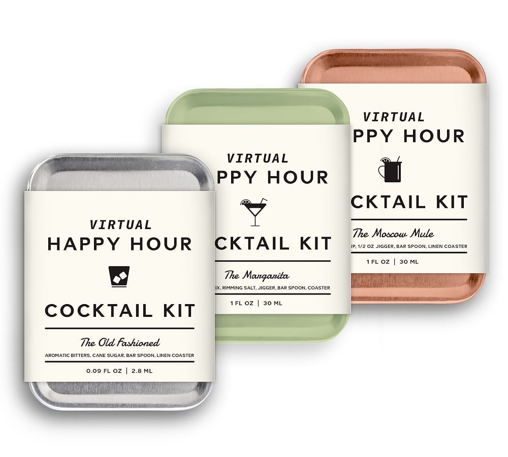 Virtual Happy Hour Cocktail Kits - Set of 3 | Pottery Barn (US)