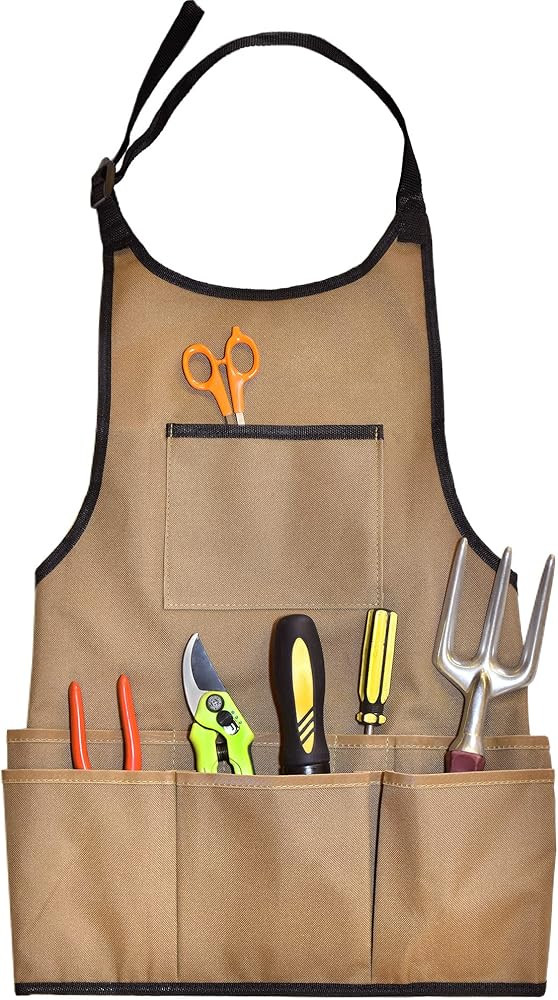 Green Thumbz Oxford Cloth Gardening Apron - 14 Pockets Waterproof Garden Apron for Women with Mul... | Amazon (UK)