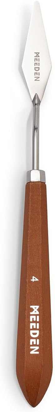 MEEDEN Artist Spatula Palette Knife: 8.86" Flexible Stainless Steel Art Pallet Scraper Knife with... | Amazon (US)