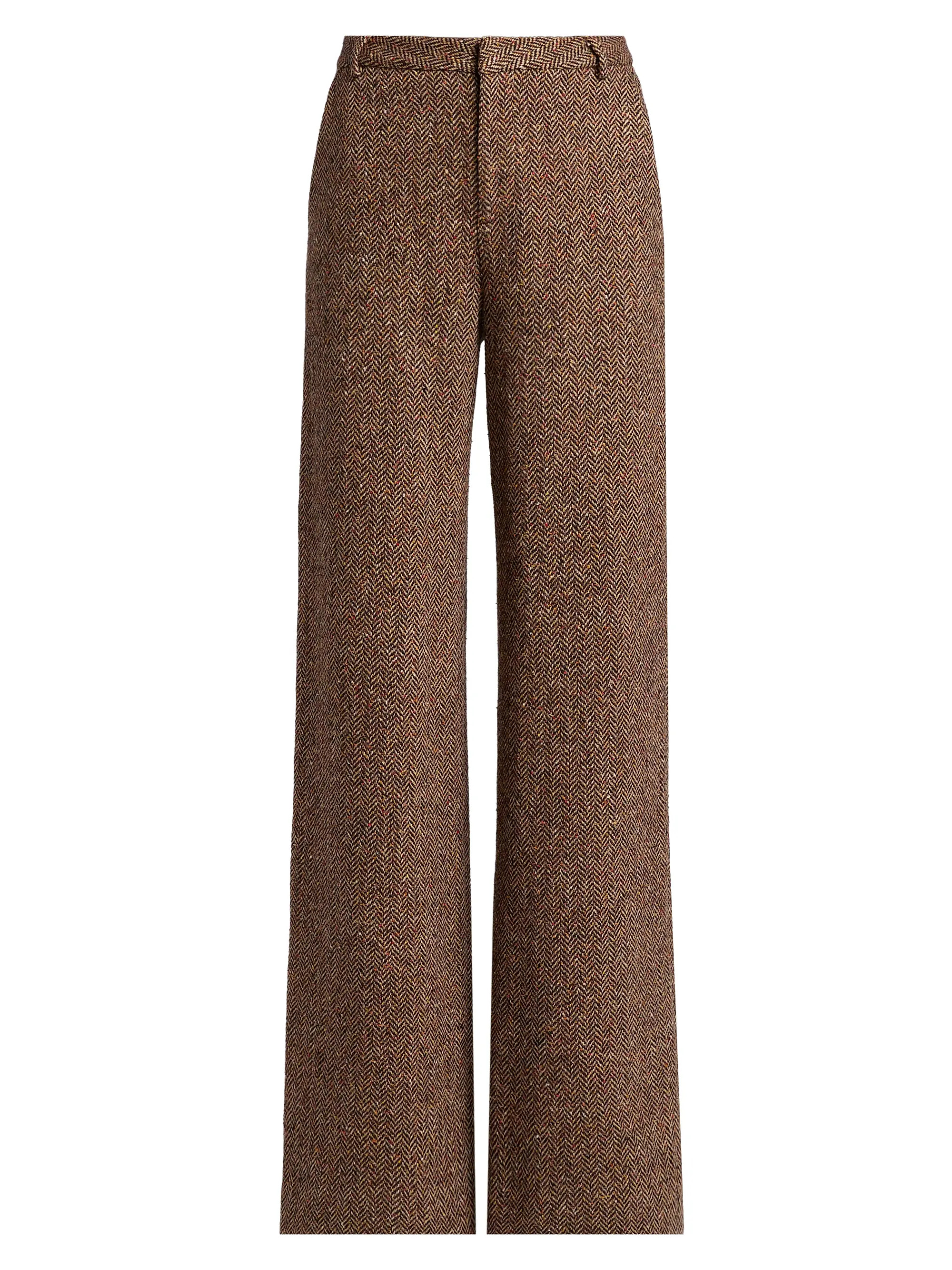 Livvy Herringbone Straight-Leg Trousers | Saks Fifth Avenue