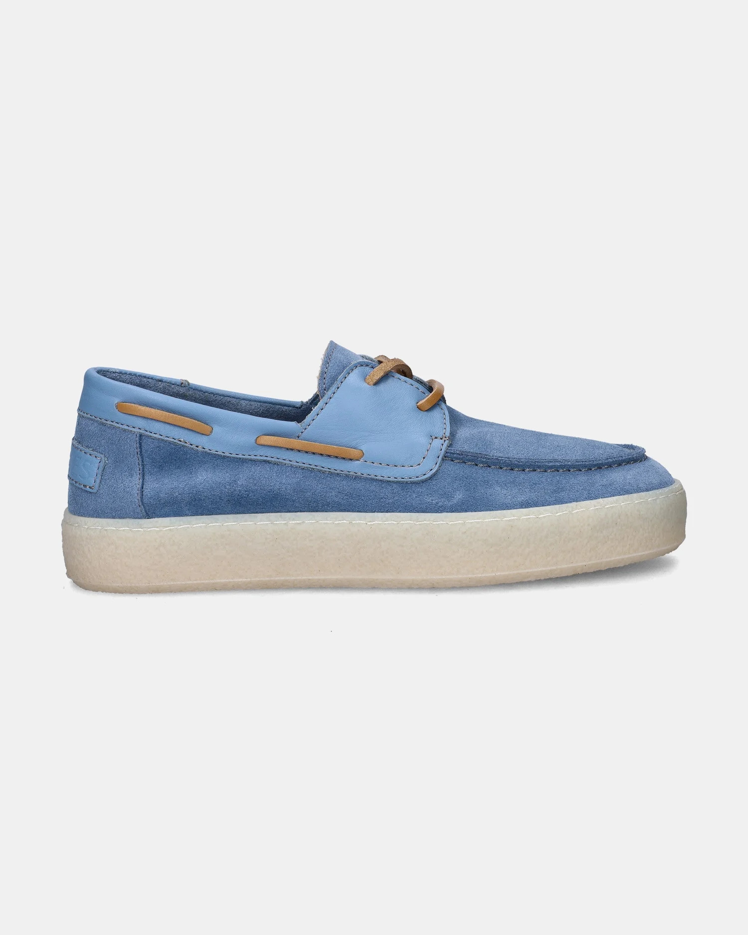 Shabbies Amsterdam Zenne Mocca - Mocassins & loafers voor vrouwen - Blauw | Nelson Schoenen NL