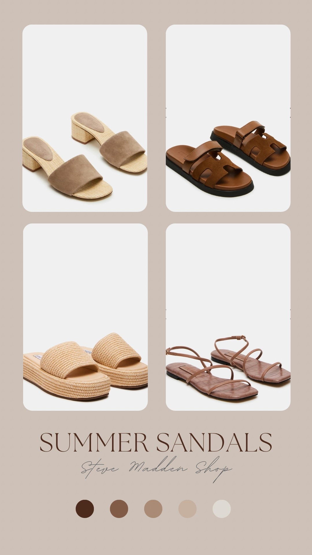 It’s time to get summer ready! Updating your summer sandals is a must. These are some of my favorites from Steve Madden 🫶🏼✨

#LTKSeasonal #LTKStyleTip #LTKShoeCrush