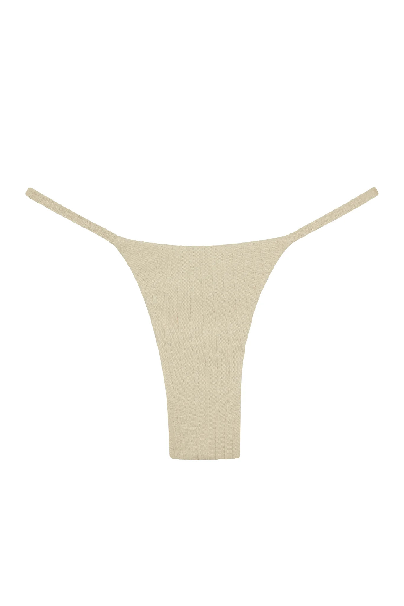 Barbados Bottom - Vanilla Matte Rib | Monday Swimwear