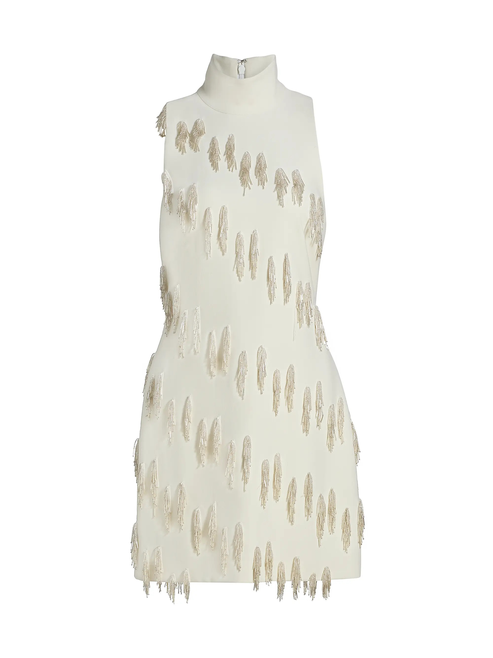 Micky Cascade Bugle Beaded Minidress | Saks Fifth Avenue