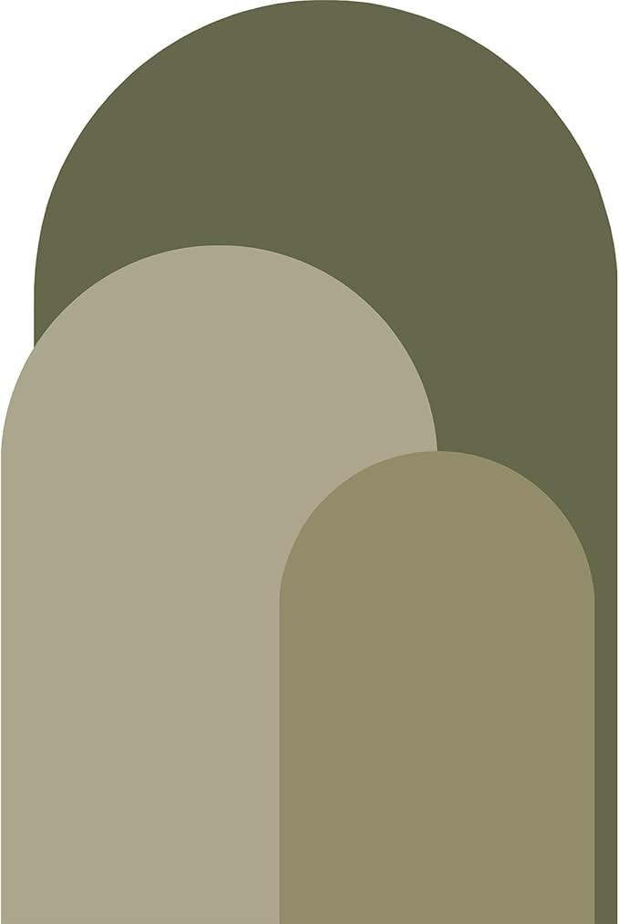 Sunrise Modern Arch Wall Decal, Boho Arch Wall Sticker,Removable Self Adhesive Boho Mural Sticker... | Amazon (US)