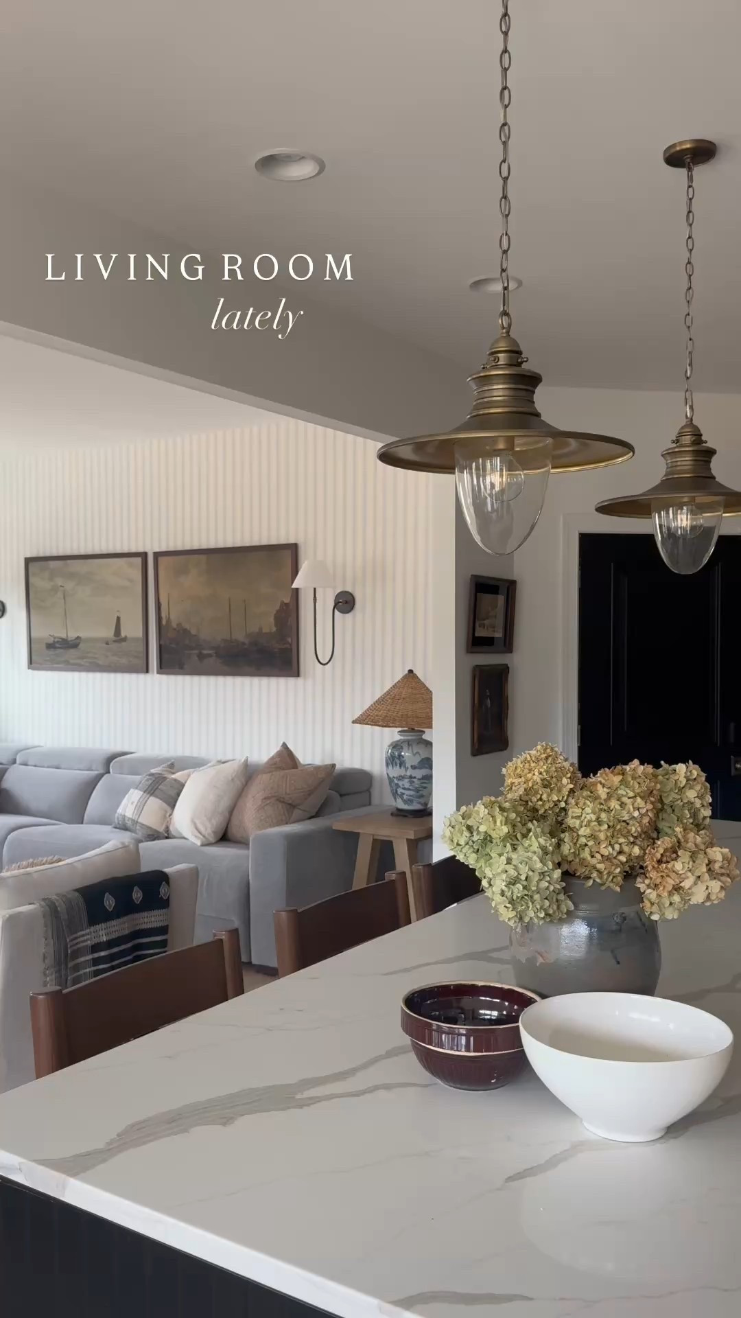 Living room lately
My sofa is the exact one linked but we had to “refuse” the corner piece and cupholder upon delivery (for a refund)  to get this exact configuration. 

#LTKHome