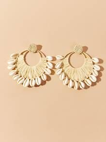 Shell Decor Drop Earrings | SHEIN