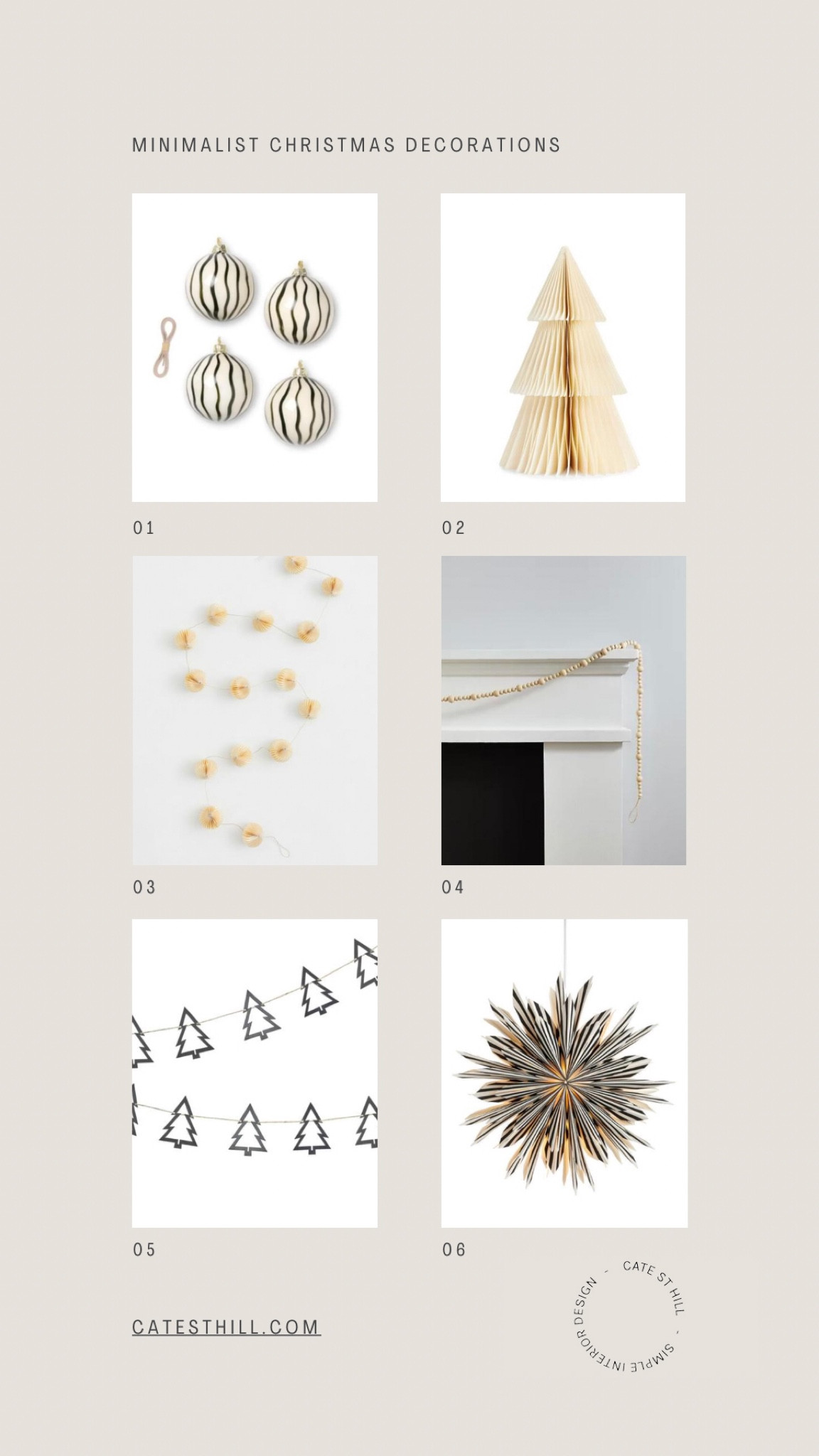 A cosy, minimalist collection - sharing a little edit of neutral, Scandi inspired Christmas decorations 🎄 Just add a bit of greenery and candlelight to set the scene for an elegant Christmas 

#LTKSeasonal #LTKhome #LTKHoliday