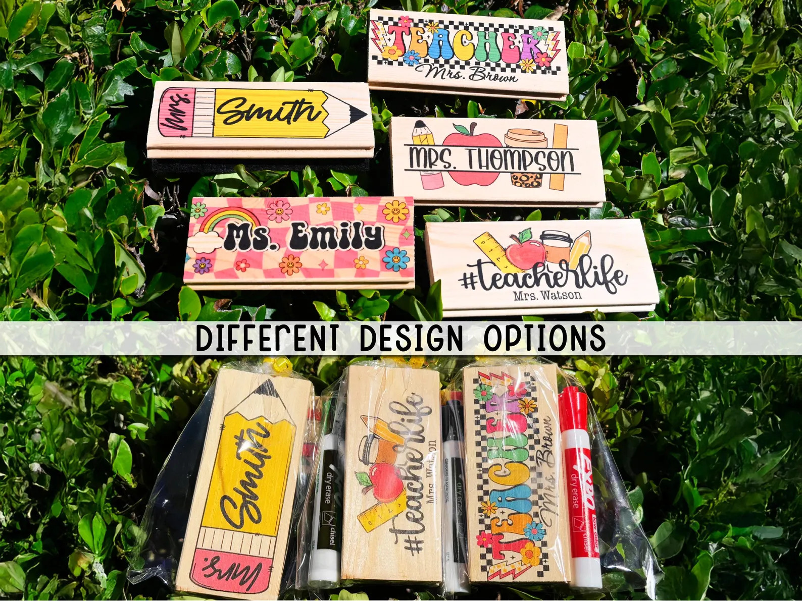 Personalized Teacher Whiteboard Eraser, Custom Teacher Appreciation Gifts, Chalkboard Eraser With... | Etsy (US)