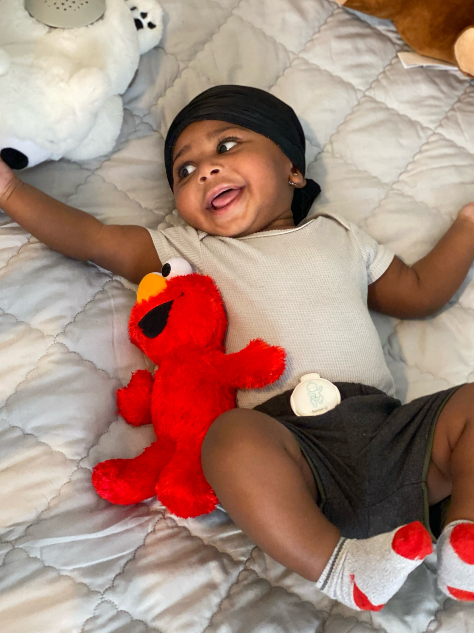 Follow his instagram @officialbabykj for more info 

Sense-U Smart Baby Monitor with Real-time Notifications of No Abdominal Movement, Rollover, High/Low Feeling Temperatures on Smartphone

#LTKbaby #LTKfamily #LTKkids