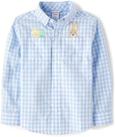 Gymboree Boys and Toddler Long Sleeve Button Up Dress Shirts | Amazon (US)
