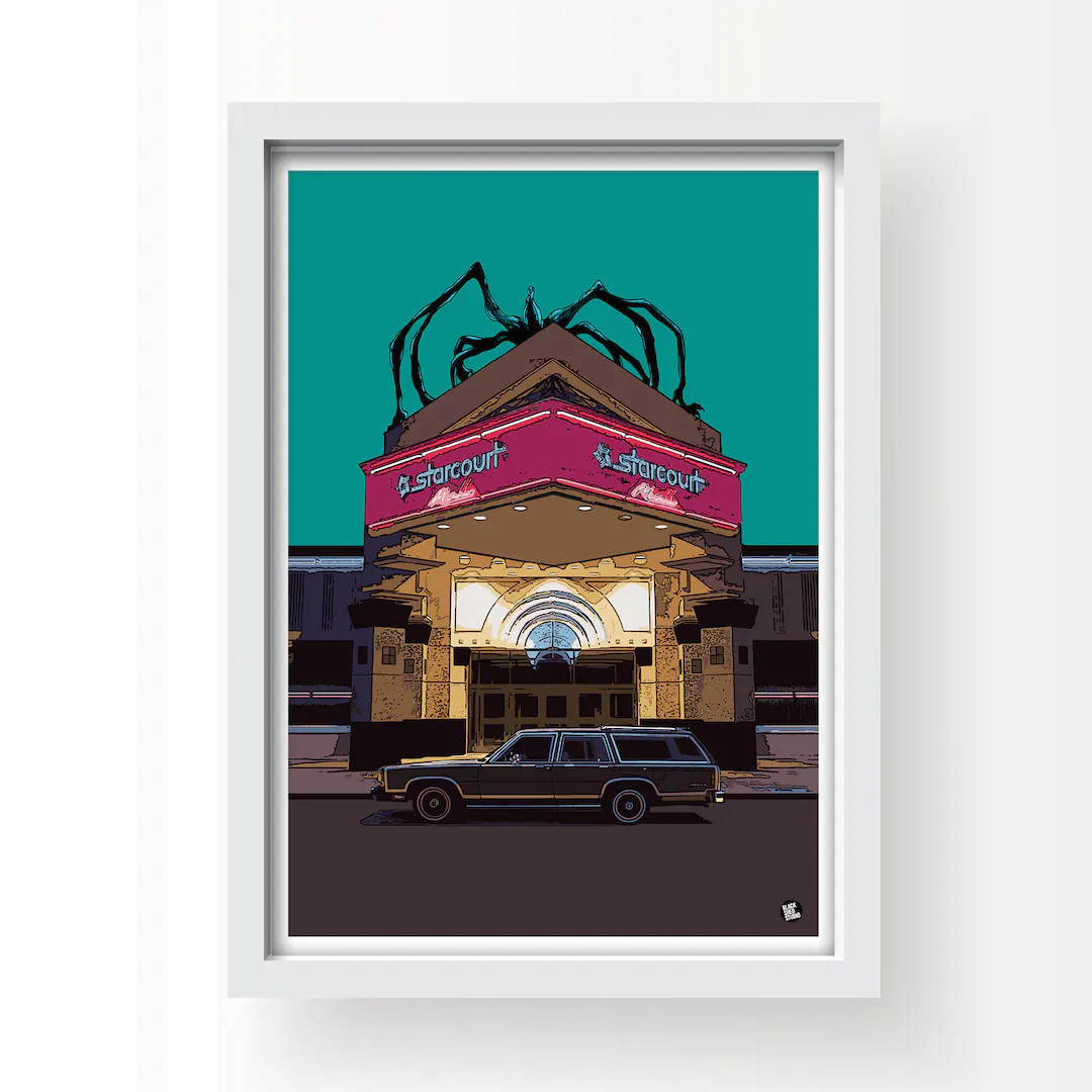 Stranger Things the Battle of Starcourt Retro Poster & - Etsy | Etsy (US)