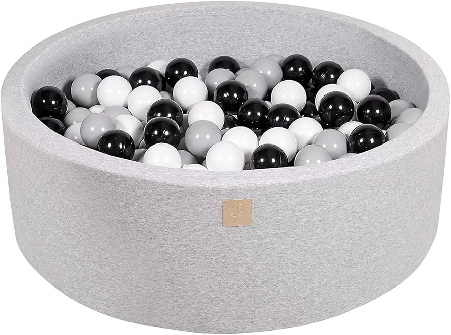 MEOWBABY Ball Pit with 200 Balls 2.75in Included for Toddlers - Baby Soft Foam Round Playpen | Amazon (CA)