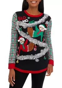 Joyland Sloth Christmas Sweater | Belk