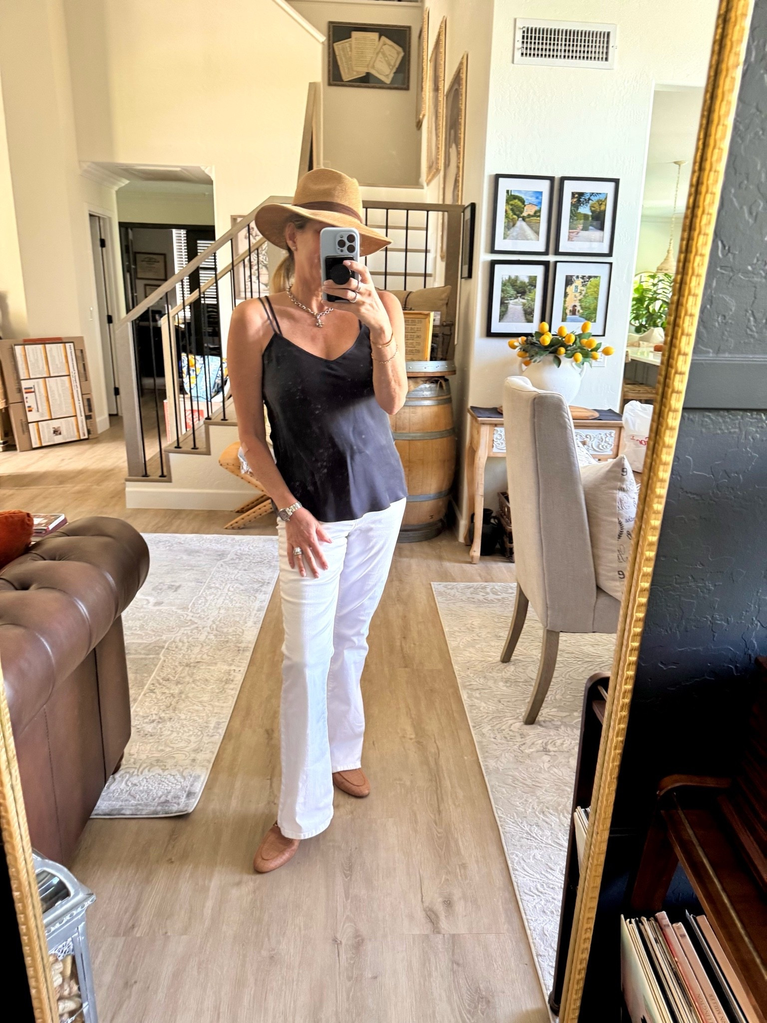 Elevated casual outfit for dinner outside. Bringing a wrap for shoulders. Style over 50.

#LTKOver40 #LTKMidsize #LTKTravel