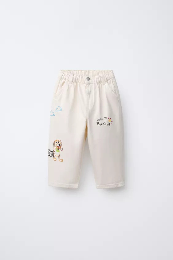 TOY STORY © DISNEY PIXAR EMBROIDERED TWILL TROUSERS | Zara UK