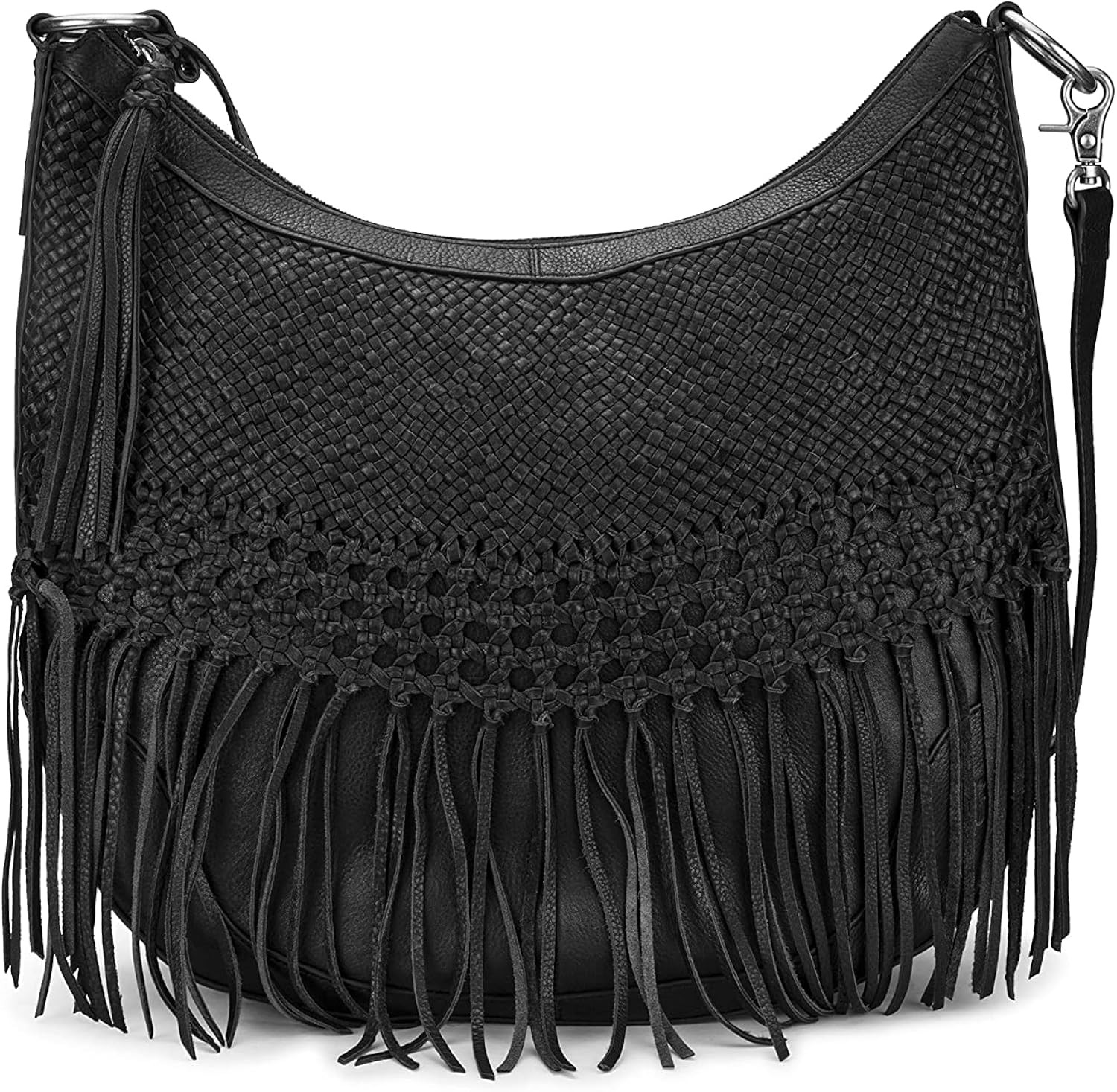 Frye Melissa Woven Large Scooped Hobo | Amazon (US)