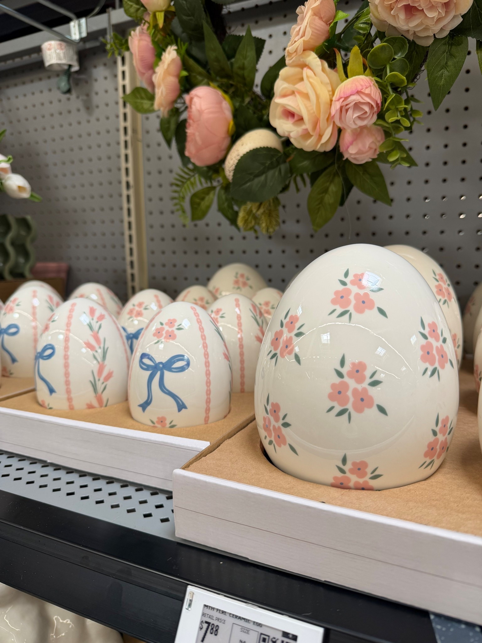I spotted these ceramic eggs while browsing the aisles at Walmart and had to do a double take. They are SO cute in person. The glossy finish, soft florals, and bow details make them look far more expensive than they are. Both are each under $8!

They just dropped as part of the new My Texas House spring collection and they’re already going viral. Perfect for styling on kitchen island trays, entryway tables, coffee tables, or anywhere you want that cozy spring touch.

These are the kind of pieces that sell out fast, especially at this price point.

Grab them while you can — linked here.

#ltkhome #ltkfinds #ltkseasonal #mytexashouse #springdecor #easterdecor #walmartfinds #viralhomefinds #cozyhome #homedecorfinds

#LTKSaleAlert #LTKHome #LTKSeasonal