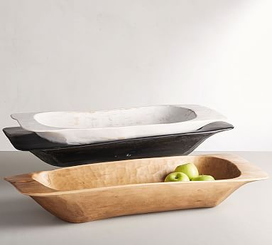 Wooden Dough Bowl Trays | Pottery Barn (US)