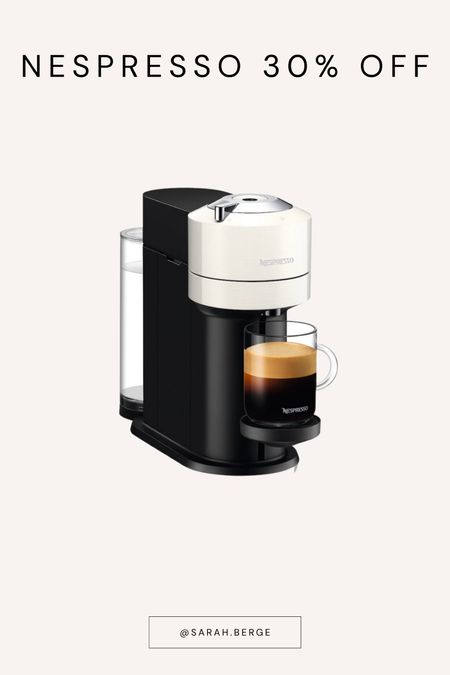 Nespresso is currently 30% off on Amazon! Would make a great gift for mom or mother in law!

#LTKGiftGuide #LTKsalealert #LTKCyberWeek
