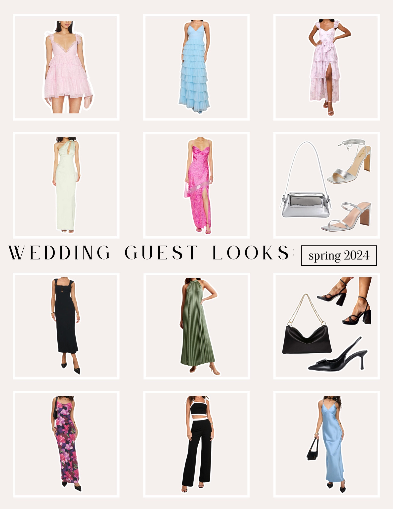 Spring wedding guest looks!

Spring wedding inspo, wedding guest inspo, wedding guest look, wedding guest outfit, wedding guest style, spring wedding guest, wedding guest outfit ideas, wedding guest outfit inspo, spring dress, spring outfit, spring outfit ideas, spring date night, date night, date night outfits, vacation outfits, vacation looks, spring looks, Abercrombie, revolve, revolve under $100, princess Polly, floral dress, spring dresses, spring heels, spring shoes, spring bags, spring purse, dress, resort wear, amazon fashion, metallic, silver, metallic purse, metallic shoes, metallic heels, silver heels, silver purse, bridesmaid dress, wedding outfit inspo, engagement party outfit, rehearsal dinner outfit, bachelorette outfit

#LTKparties #LTKwedding #LTKSeasonal