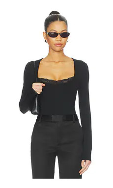 Elodie the Label Elio Top in Black from Revolve.com | Revolve Clothing (Global)
