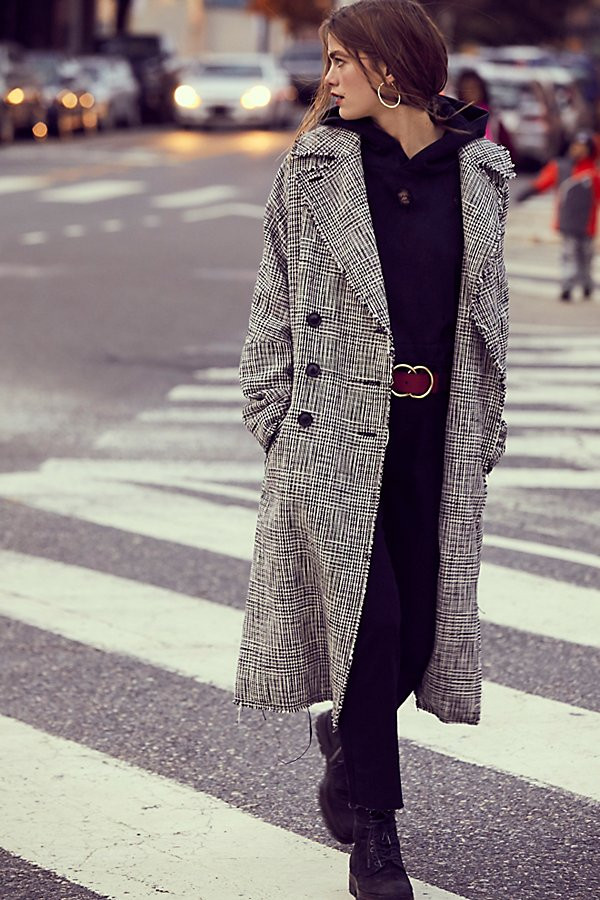 Menswear Plaid Coat by Free People | Free People