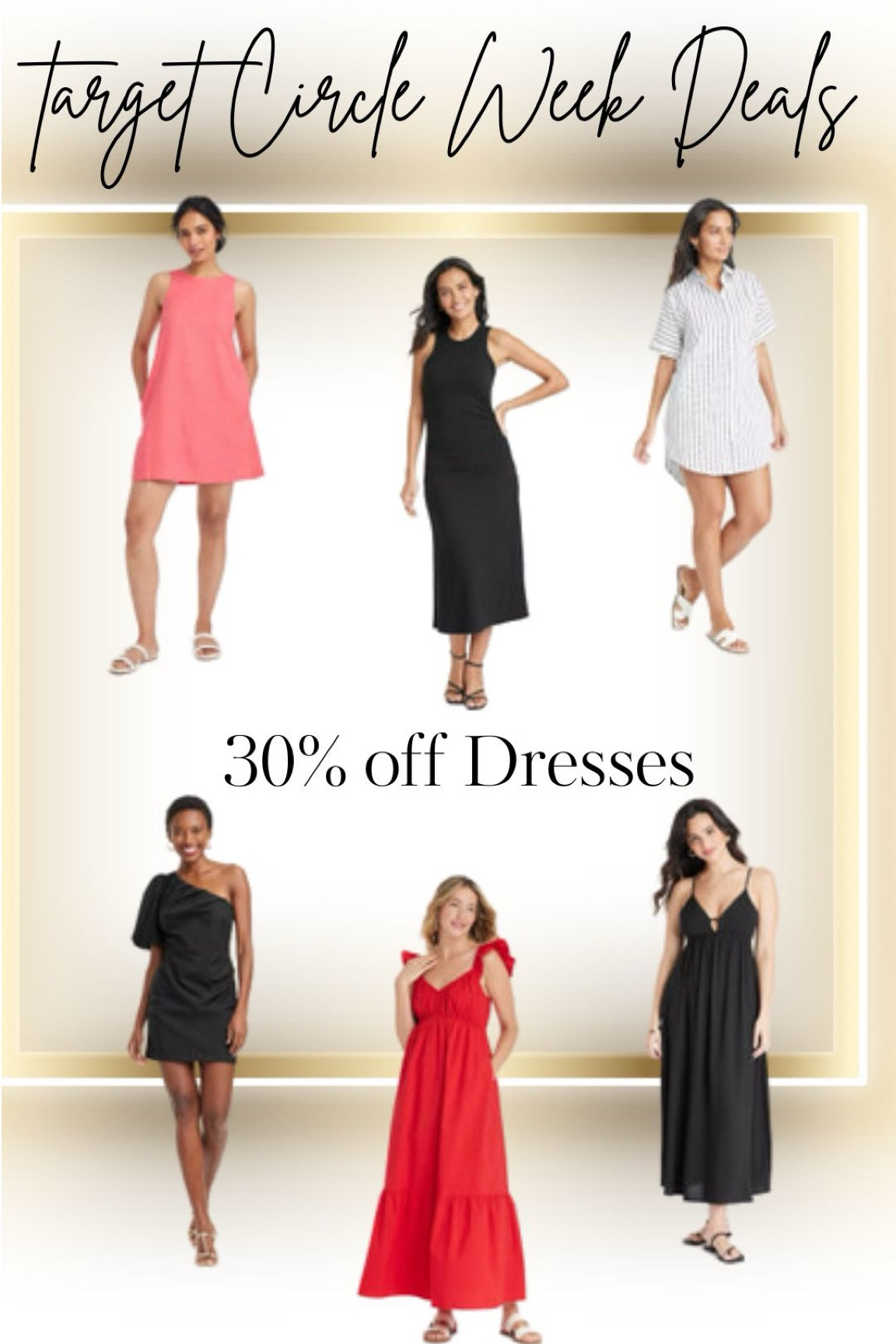 Target Circle Week 30% off dresses. Love summer some of these dresses that transition to fall!  5’4” 205 lbs size XL - XXL

#LTKMidsize #LTKSummerSales #LTKFindsUnder50