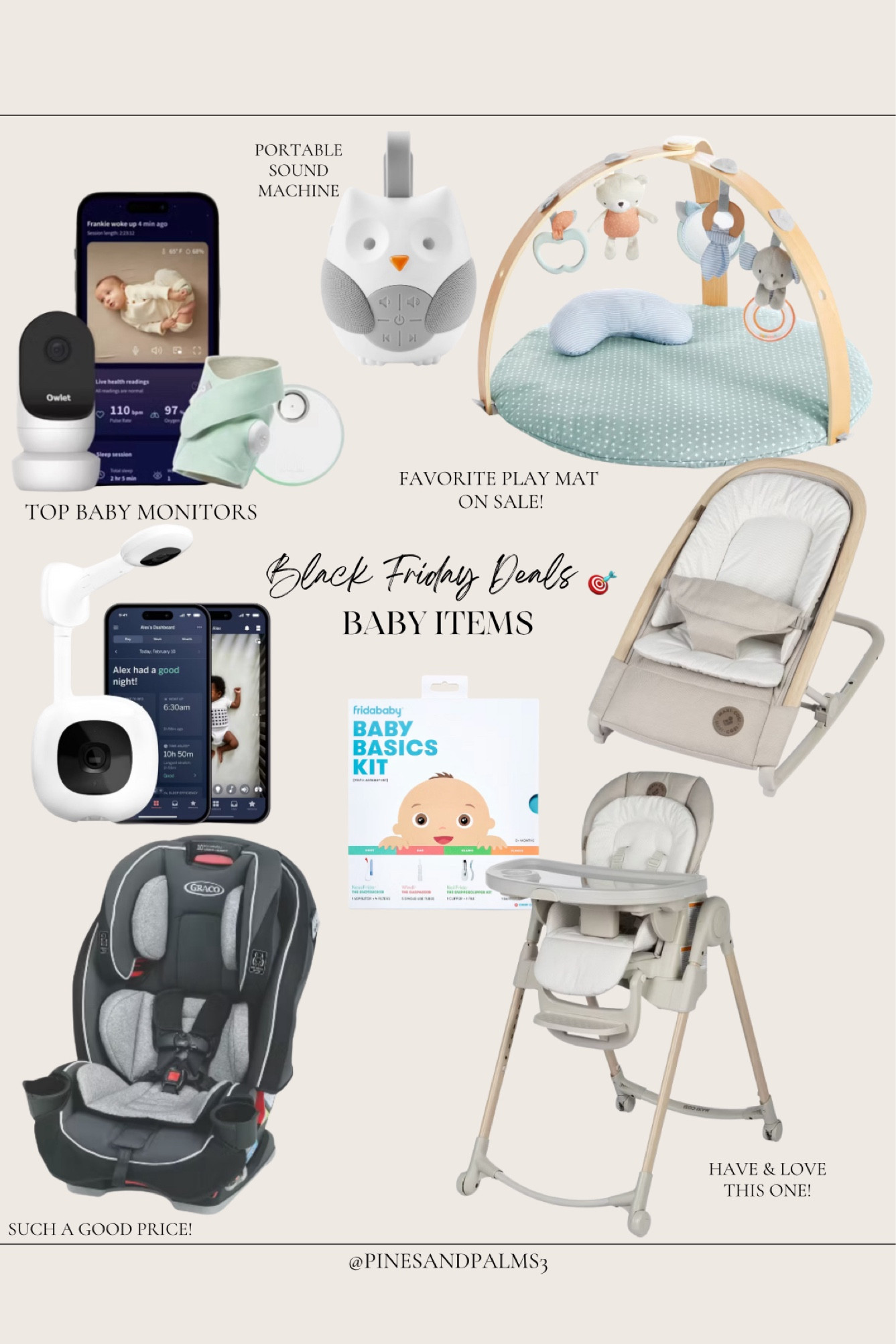 Black Friday deals 
Baby items 
Baby high chair, baby monitors, car seat 

#LTKCyberWeek #LTKFindsUnder100 #LTKBaby