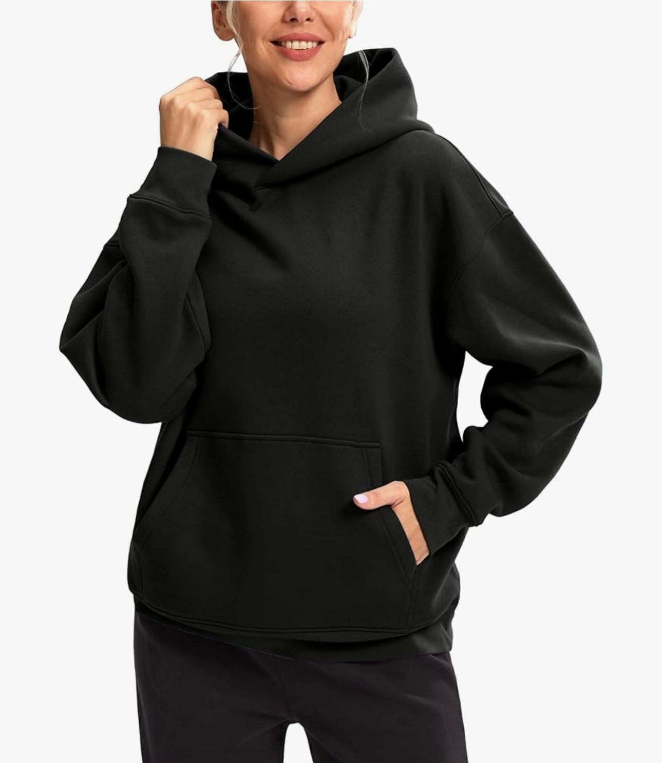 Oversized women’s fleece sweatshirt on promo with code “MC4MDX9H” at checkout. Was $40 now $19. Several colors available. 

#LTKootd #LTKSaleAlert