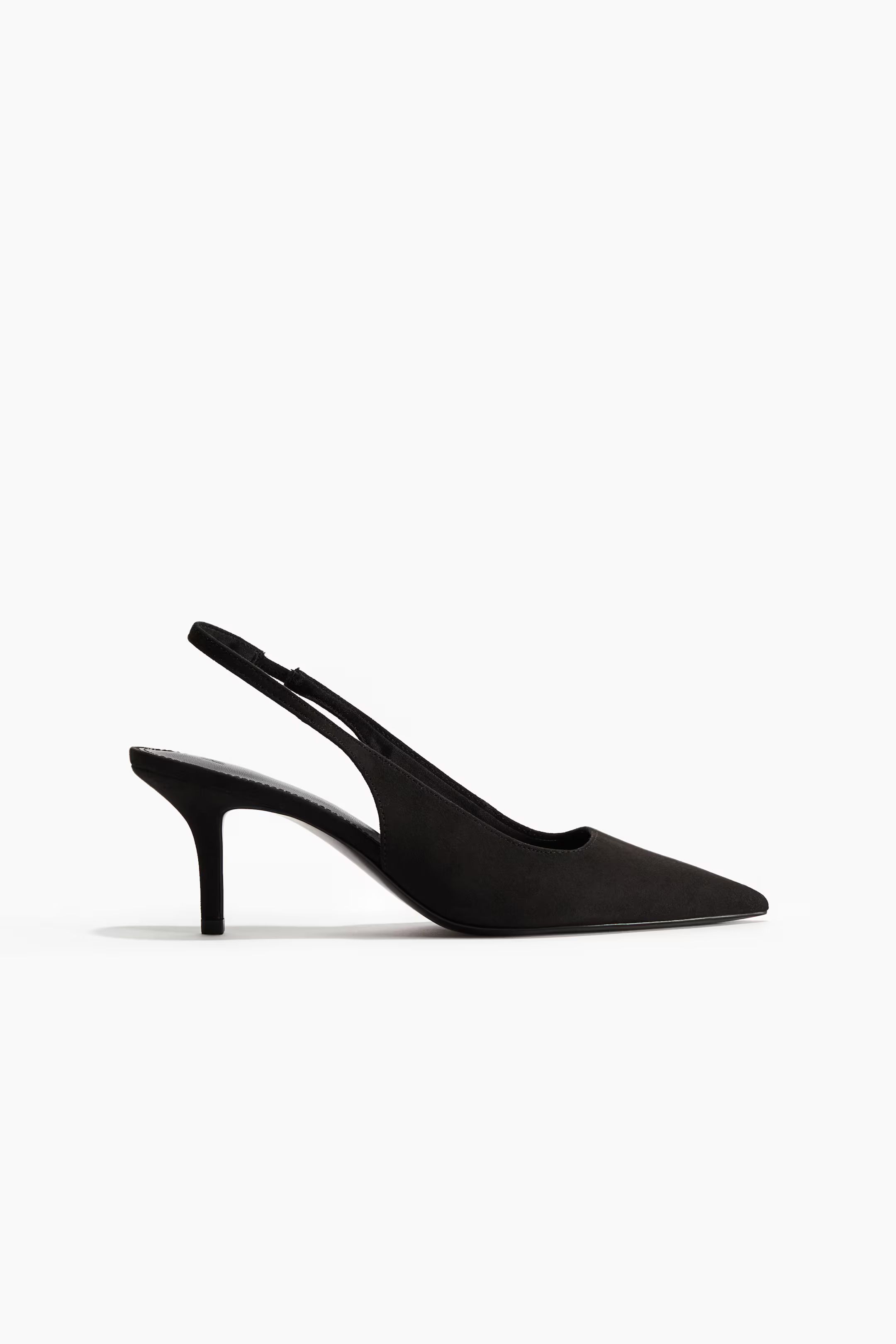 Pointed Slingback Pumps - High heel - Black - Ladies | H&M US | H&M (US + CA)