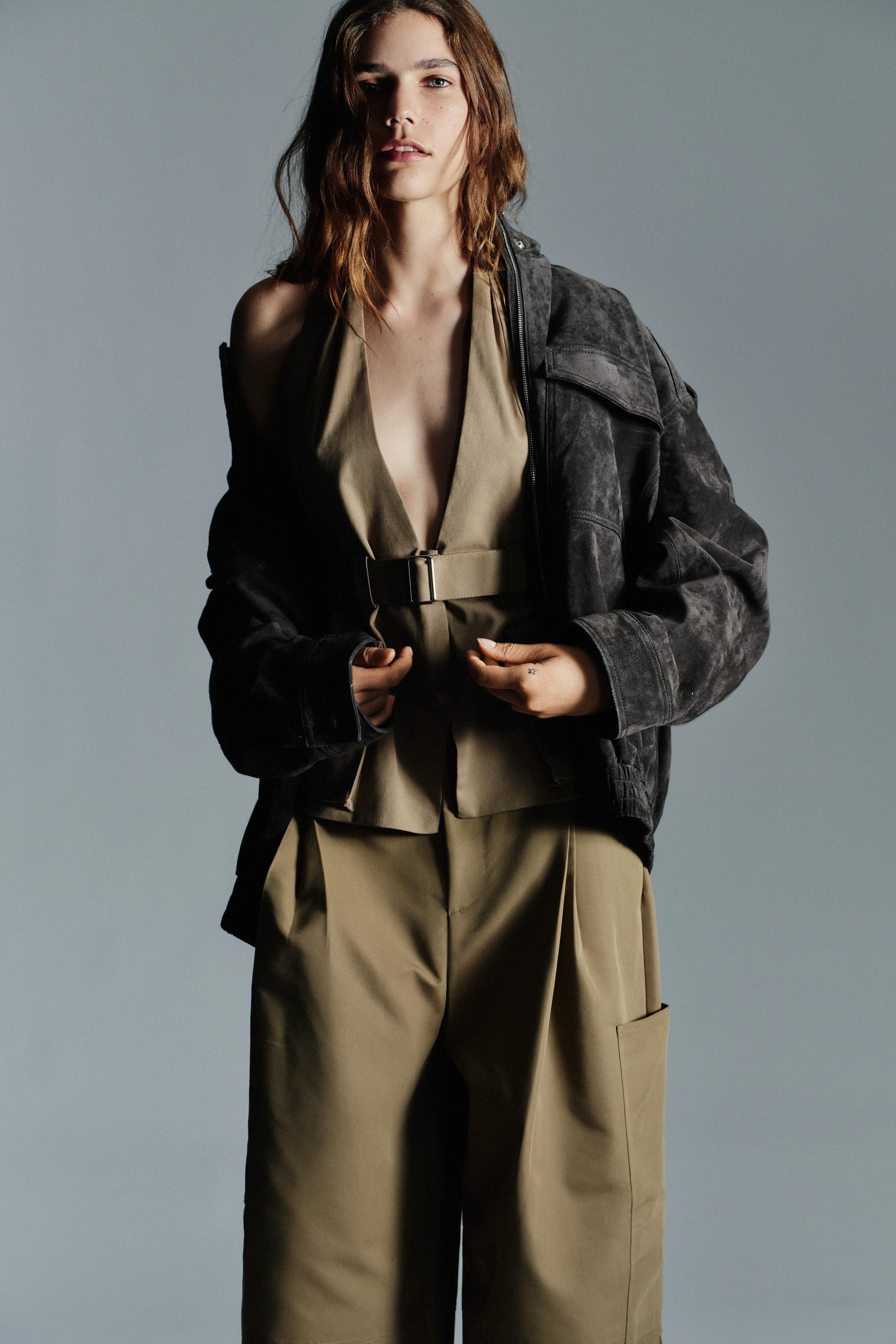 SUEDE LEATHER JACKET | Zara UK