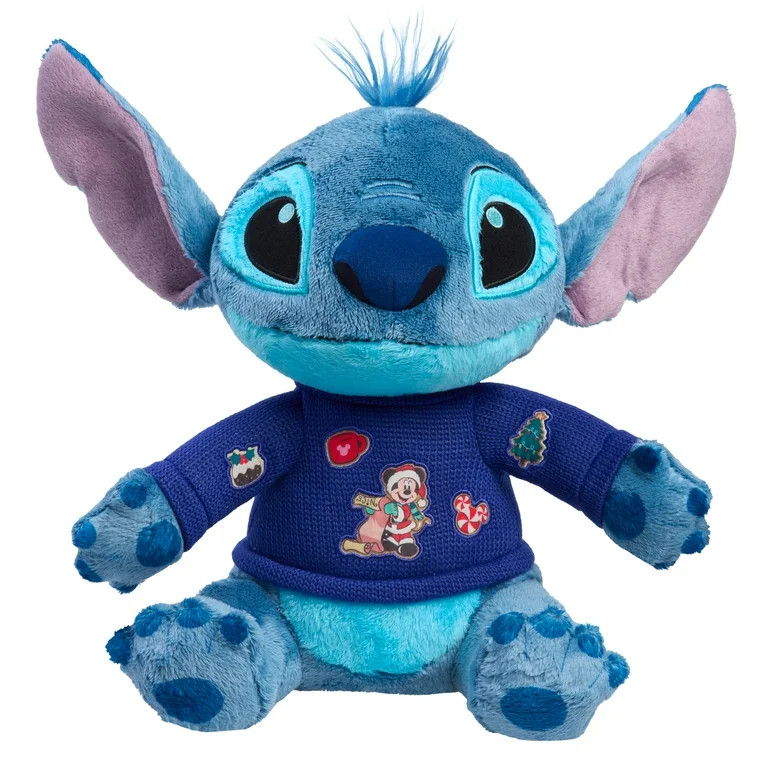 Disney Stitch Plush Stuffed Animal with Mickey Mouse Sweater, Kids Ages 2 and up | Walmart (US)