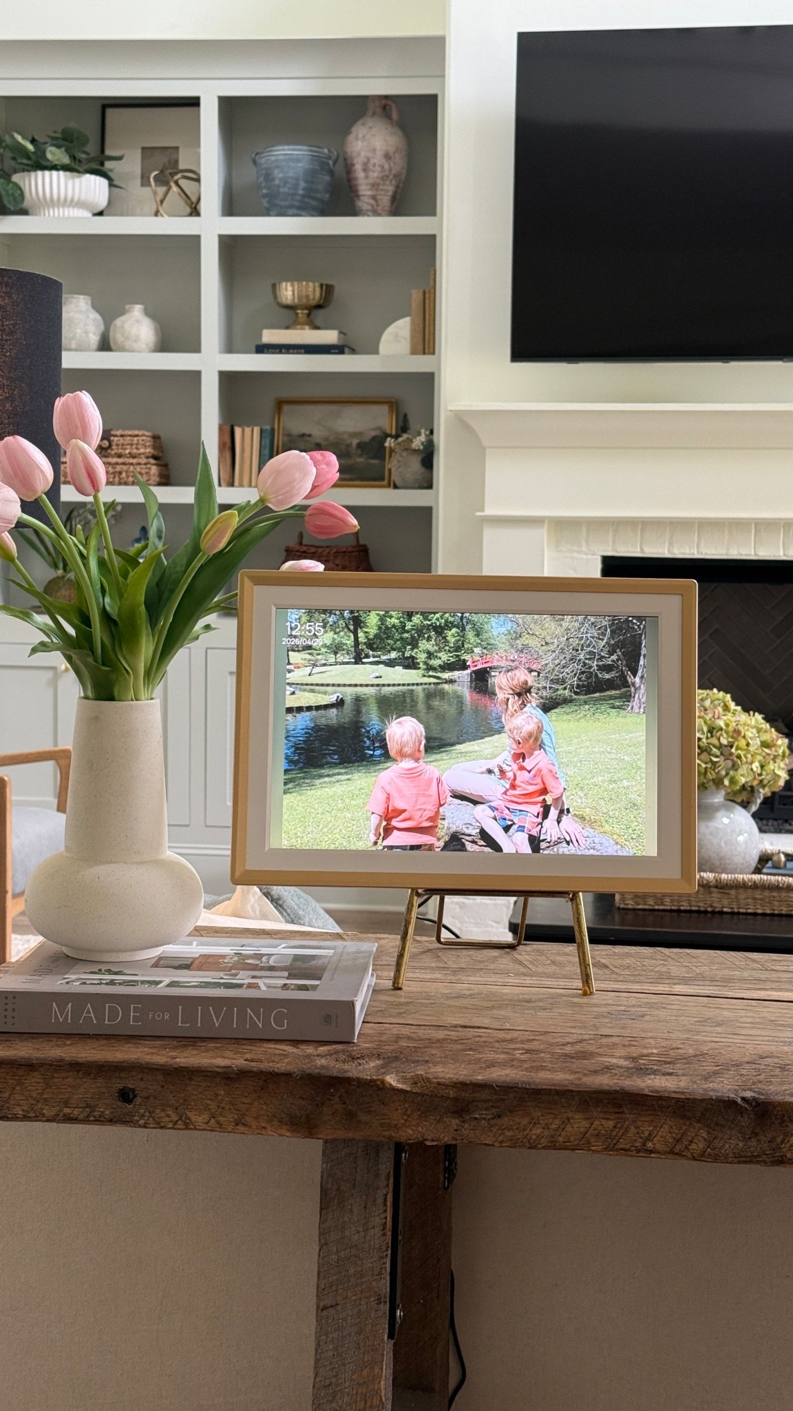 One of my favorite Mother’s Day gifts we’ve done over the years is a digital photo frame.

We’ve given these to both my mom and mother in law, and I have one too. I love seeing photos of our family pop up throughout the day. It’s just a really sweet, simple thing.

You can update the photos anytime and change the settings in the phone app, so it always feels current and personal.


#LTKMothersDay #LTKHome
