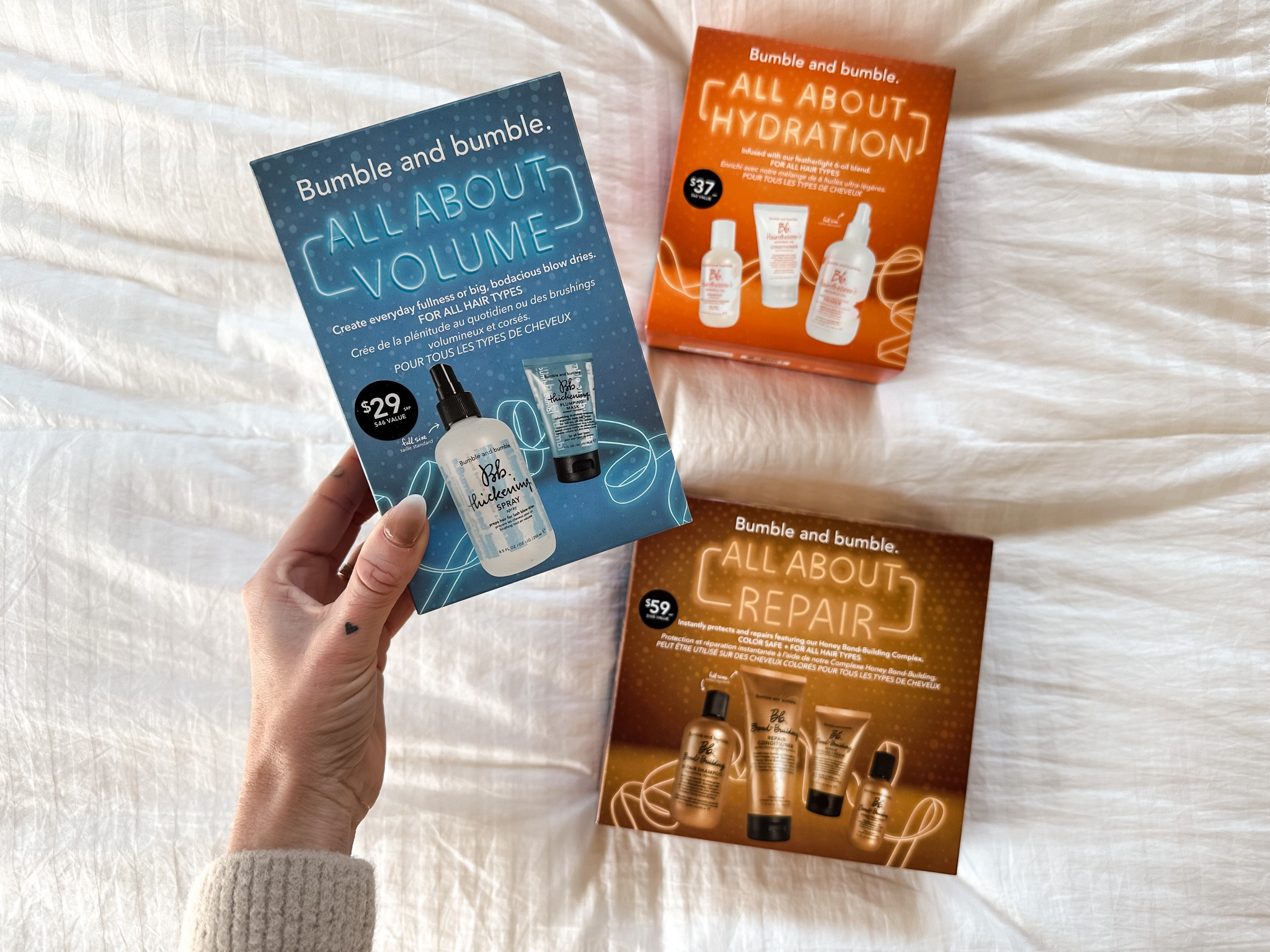 Bumble and bumble hair gift sets
Holiday gift guide for her fists Christmas hair care 

#LTKGiftGuide #LTKHoliday