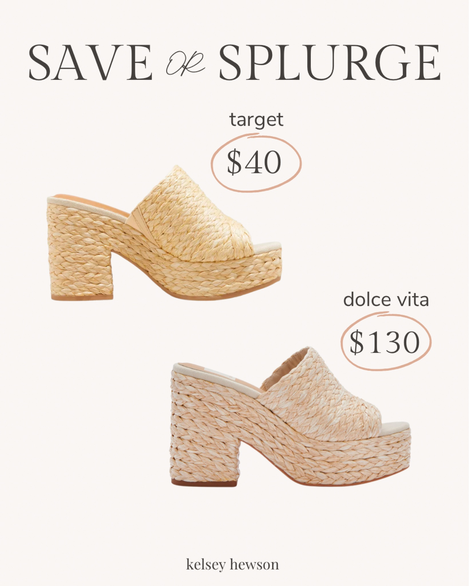 loving raffia sandals for spring and summer! great affordable option from target, act quick before they sell out!🫶🏻

raffia sandals, raffia shoe, target shoes, target finds, dolce vita sandals, platform sandals, platform mules, spring sandals, spring heels, spring shoes, summer shoes, save or splurge

#LTKunder50 #LTKshoecrush #LTKFind