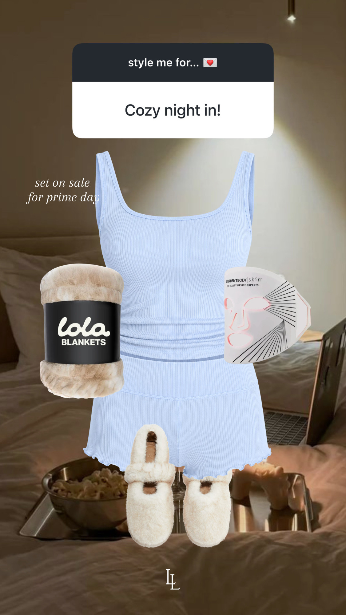 style inspo for a cozy night in! love this lounge set from amazon!  

 #LTKdayinmylife #LTKootd #LTKselfcare