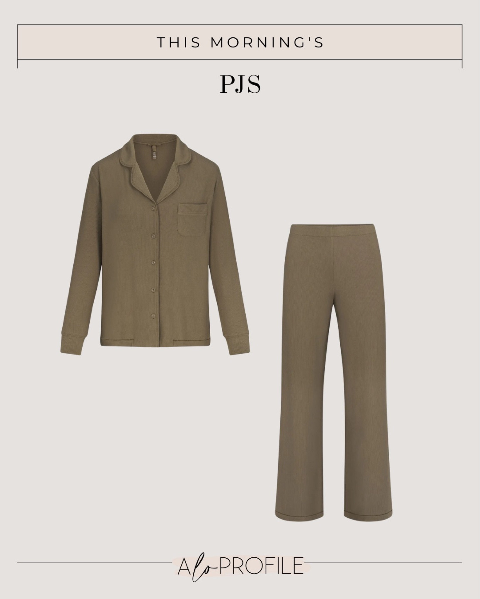 My pajamas from this morning! This set is super soft. I also have it in white. This set comes in 9 colors total! Im wearing a size S. 