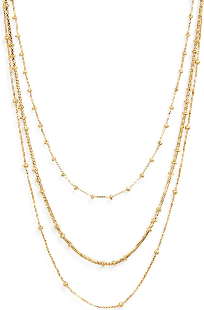 Demi Fine Tiered Station Chain Necklace | Nordstrom