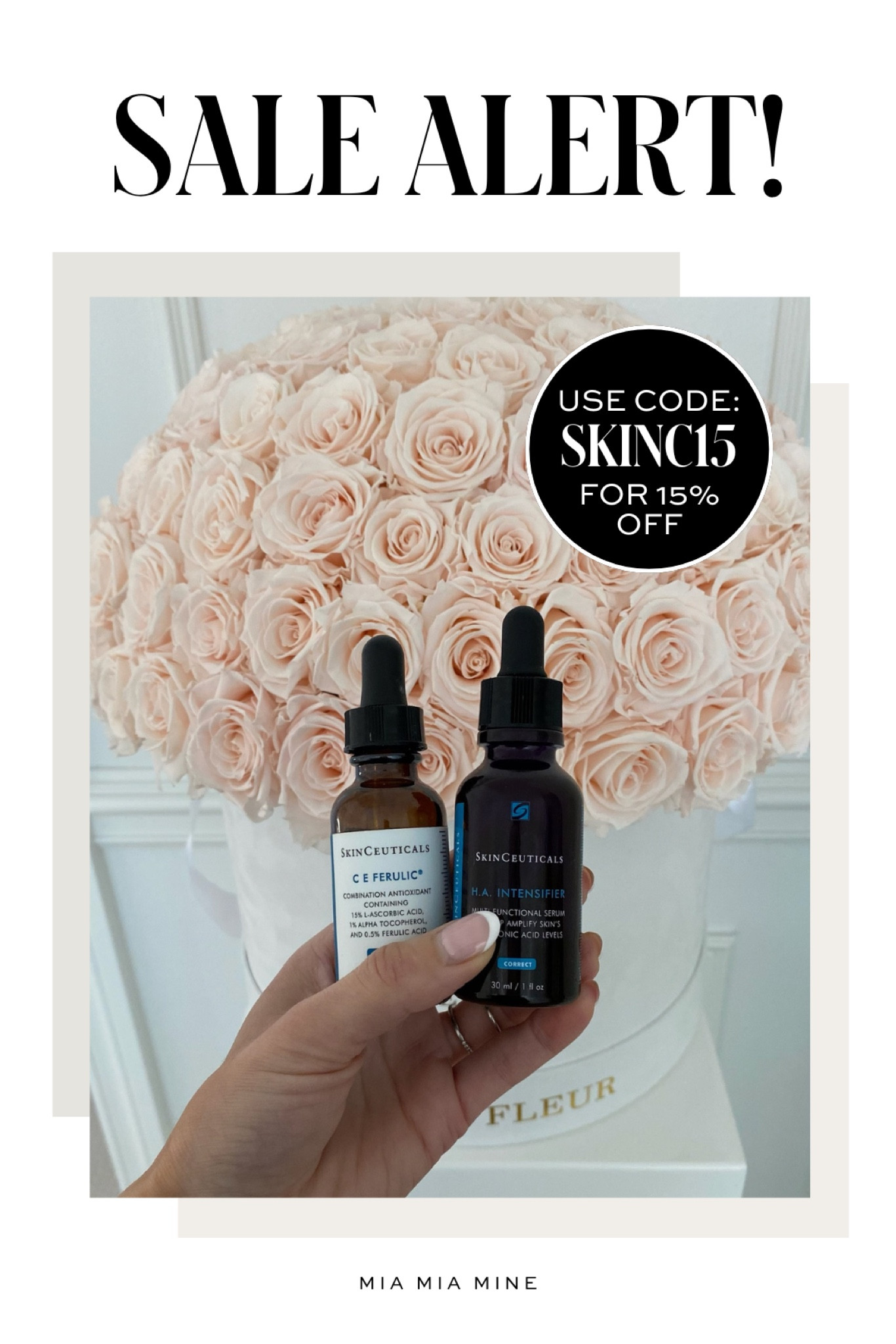 Skinceuticals on sale - save 15% off with code SKINC15
beauty deals 

#LTKBeauty #LTKSaleAlert #LTKHoliday