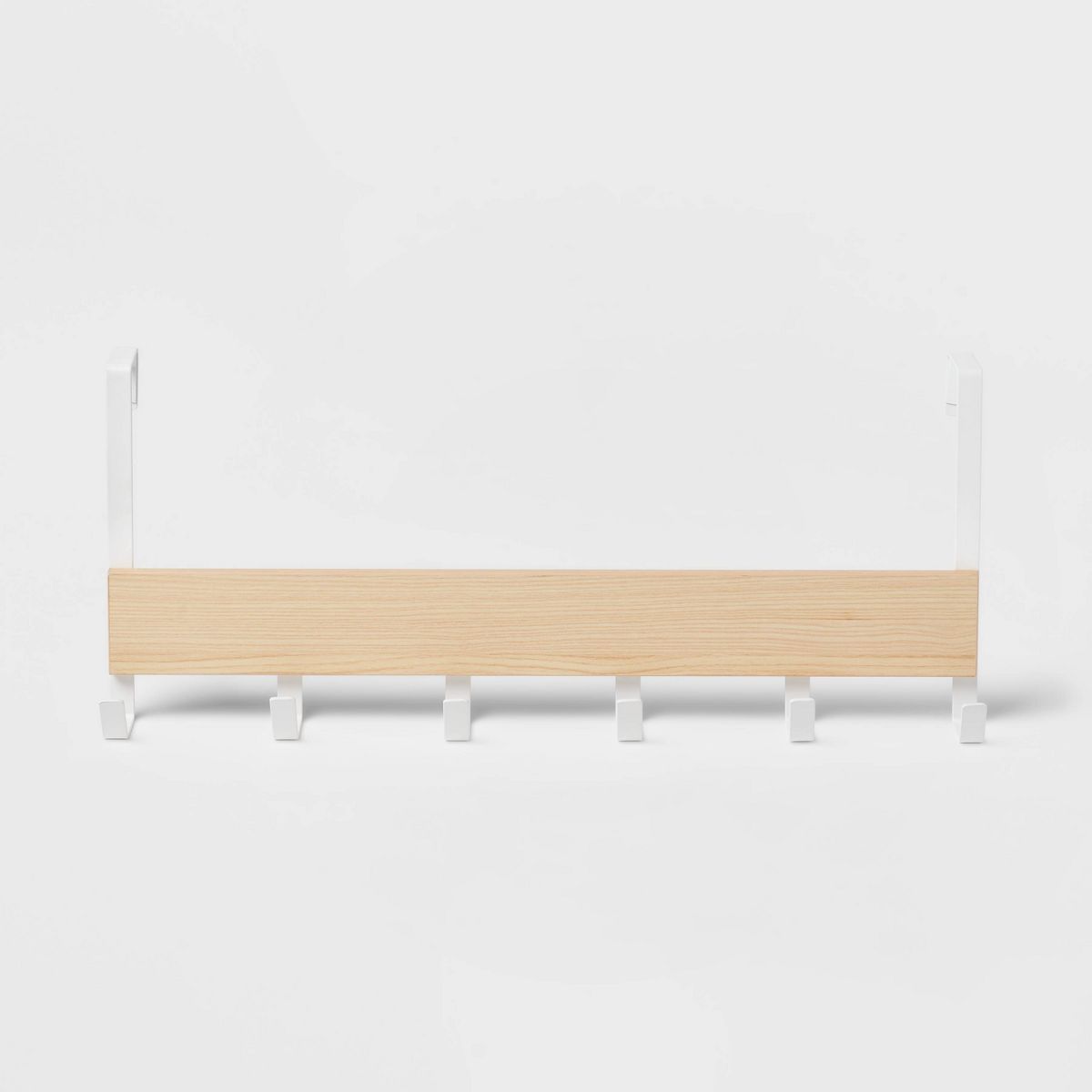 Large Over the Door Hook with Wood 6 Hooks - Brightroom™ | Target
