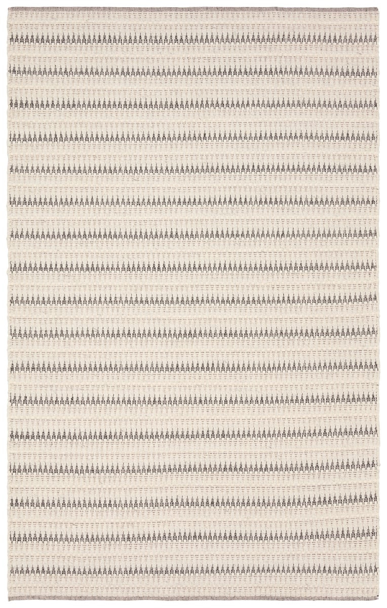 Namika Vanoir White (NMK-01) Wool/Cotton Handmade Area Rug | Rugs Direct